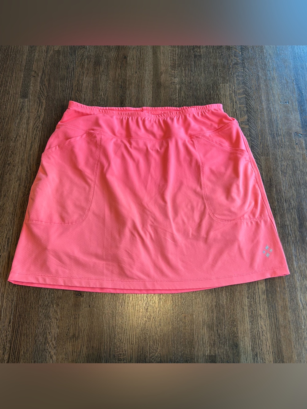 Jofit Neon Pink Orange Skort Sporty Golf Summer Tennis Pickleball Size L